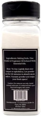 Howard Candle Co Powerful Clean Linen Scented Deodorizer Powder