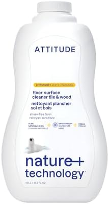 ATTITUDE Floor Cleaner EWG Verified Vegan Plant-Based 352 Fl Oz