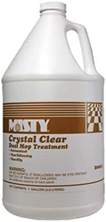 MISTY Crystal Clear Dust Mop Treatment - 1 Gallon Case of 4