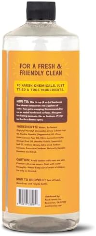 Aunt Fannies Ultra Concentrated Hardwood Floor Cleaner 32 oz Bright Lemon Scent