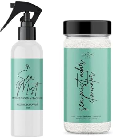 The Diamond Life Sea Mist Carpet Upholstery Deodorizer Bundle