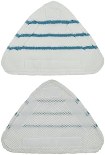 2Pcs Vacuum Cleaner Steam Mop Replacement Pad Mat Triangle Microfiber Head Fitting Refill Rag