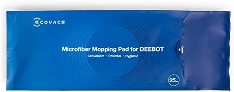 ECOVACS Disposable Mopping Pads 25 Pack for N10 T8 Series
