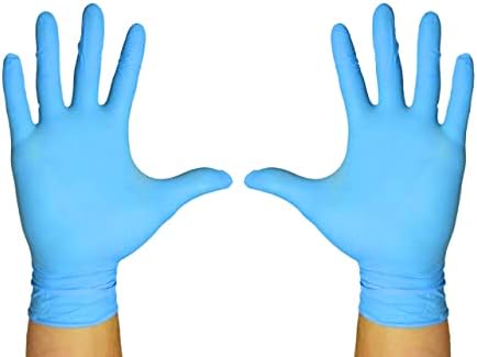 Lightning X Products Blue Nitrile Gloves Large 100 Gloves