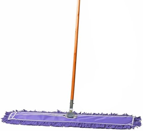 Tidy Tools 36 Inch Purple Commercial Dust Mop Floor Sweeper