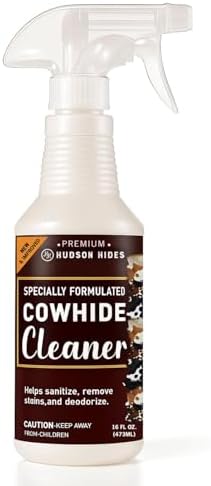 Cowhide Carpet Cleaner Spray - Pet Stain Remover for Area Rugs