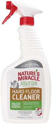 Natures Miracle Hard Floor Cleaner 24 Oz Dual-Action Stain Remover