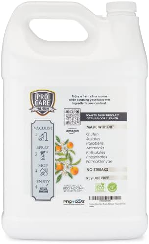 ProCare Floor Cleaner - Natural Citrus Scent 1 Gallon