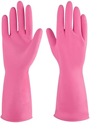 IUCGE Rubber Cleaning Gloves 3 or 6 Pairs