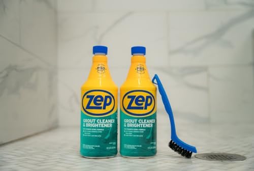 Zep Grout Cleaner and Brightener - 32 oz Case of 2 - Deep Cleaning Formula