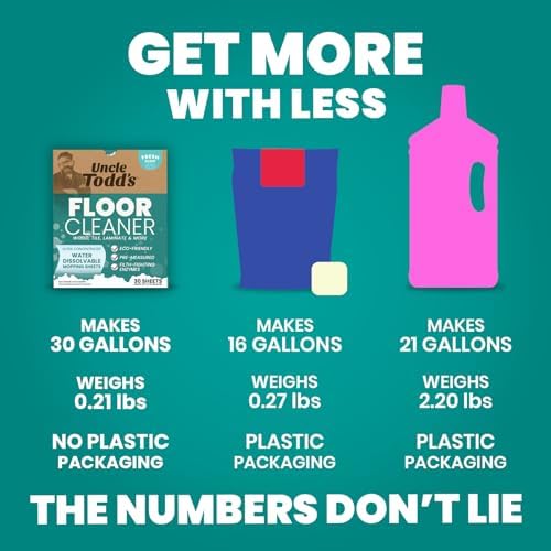 Uncle Todds Ultra Concentrated Floor Cleaner Sheets 1