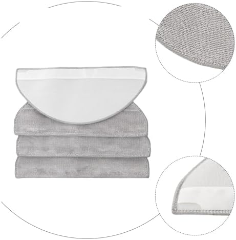 4 Pack Mop Cloths Compatible with Vyzzle D10 V20 L10 Robotic Vacuum