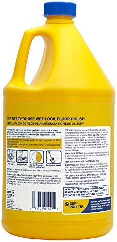 Zep Wet Look Floor Polish - 1 Gallon Case of 2