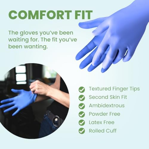 Eco Gloves Biodegradable Powder Free Food Prep Cleaning Gloves
