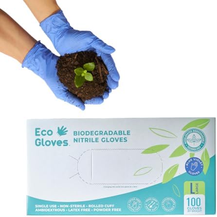 Eco Gloves Biodegradable Powder Free Food Prep Cleaning Gloves