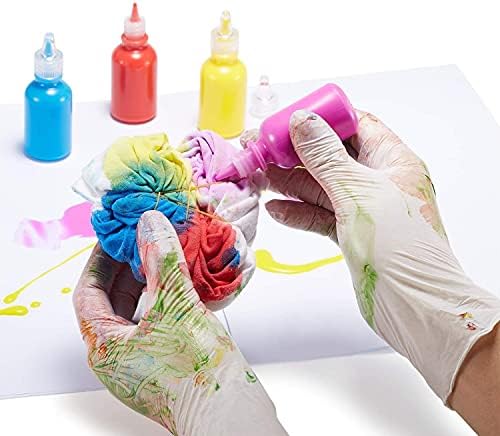 Kids Nitrile Gloves 100 PCS - Latex Free for Crafting Cooking