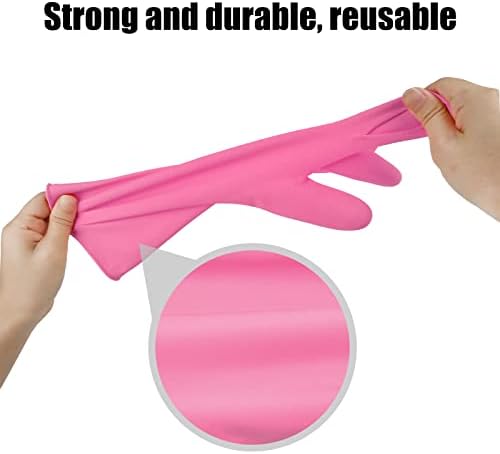IUCGE Rubber Cleaning Gloves 3 or 6 Pairs
