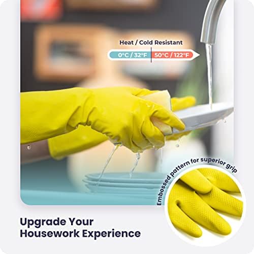 FMP Brands 361260 Pairs Non-Slip Rubber Gloves
