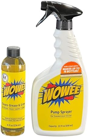 Wowee 8 fl oz Concentrated Degreaser - All-Purpose Kitchen Outdoor Cleaner