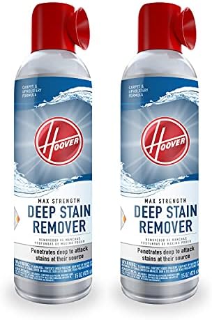 Hoover Max Strength Deep Stain Remover Aerosol Spray 2 Pack