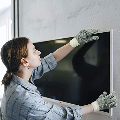 MIG4U Microfiber Dusting Gloves 2 Pairs