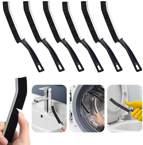 CUNGLIN Crevice Cleaning Brush Narrow Gap Tool for Home Kitchen Bathroom