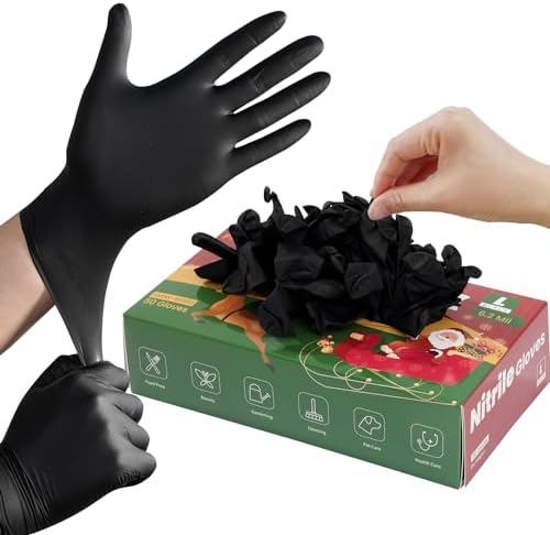 FINITEX Nitrile Gloves 62mil 50PCS Latex Free Powder Free 1
