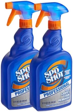 Spot Shot Professional Instant Carpet Stain Remover 32 oz Trigger Spray Pack of 2