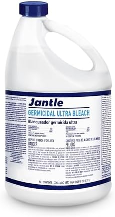 Jantle Bleach Cleaner 1 Gallon Bulk Buy - 12 Bottles