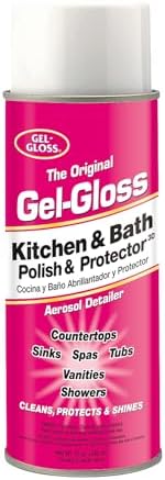 Gel-Gloss Original Kitchen Bath Polish 12oz Pink Aerosol