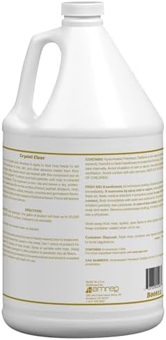 MISTY Crystal Clear Dust Mop Treatment - 1 Gallon Case of 4