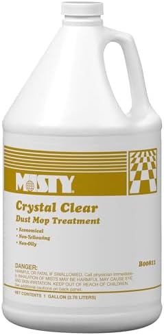 MISTY Crystal Clear Dust Mop Treatment - 1 Gallon Case of 4