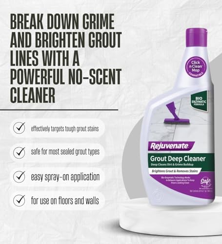 GROVE 3x Rejuvenate Wood Floor Restorer 32 oz Bundle with Brush 1