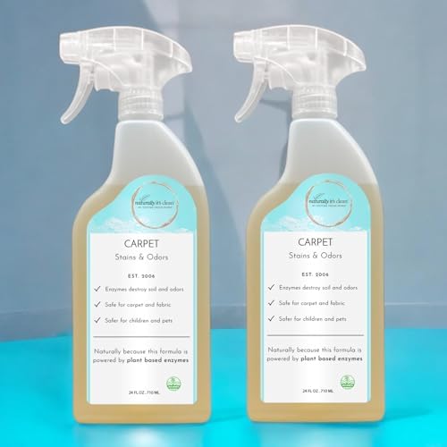 Naturally Its Clean Carpet Stain Remover 24oz x 2 Pack
