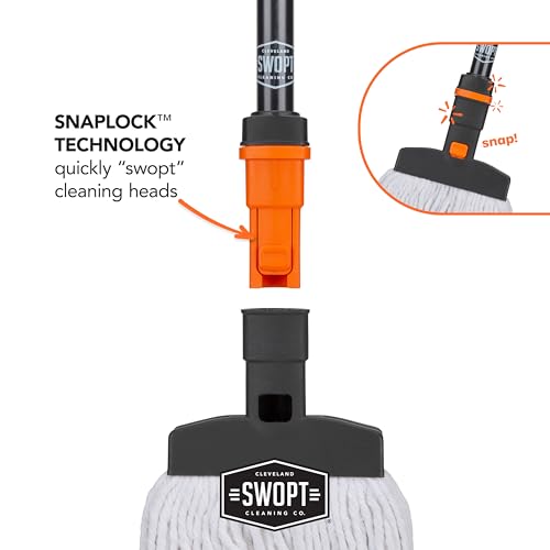 SWOPT Cotton Mop Head - Interchangeable for Wood Laminate Tile