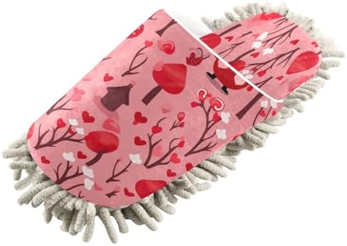 Bulletgxll Valentines Day Gnomes Mopping Slippers