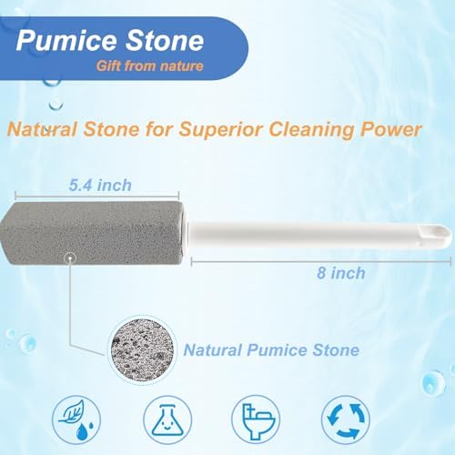 Tuodeal Pumice Stone Cleaner with Long Handle