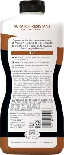 Weiman Wood Floor Polish 32 Oz 3PC Bundle 1