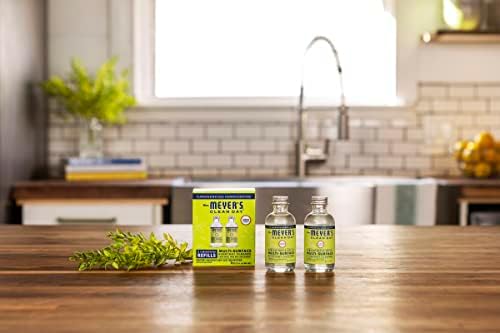 Mrs Meyers Clean Day Multi-Surface Cleaner Kit 16 Oz Glass Dispenser 2 Refills