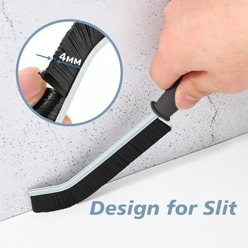 CUNGLIN Crevice Cleaning Brush Narrow Gap Tool for Home Kitchen Bathroom
