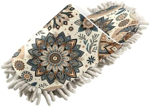 Zhirexin Mandala Pattern Cleaning Slippers 1
