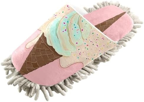 Zhirexin Soft Microfiber Mop Slippers for Home Cleaning