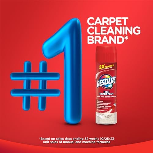 Resolve High Traffic Carpet Foam Cleaner 22 oz Can 1