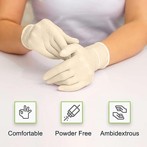 FifthPulse Extra Thick 45 Mil Latex Gloves
