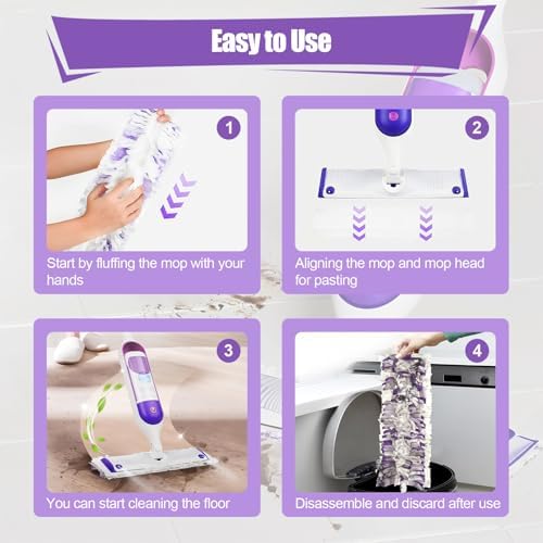 32 Count Swiffer Power Mop Refill Pads 14-Layer Thickened