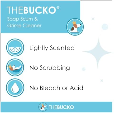 The Bucko Soap Scum and Grime Cleaner 32oz with Sprayer