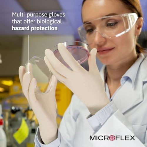 HyFlex Microflex 10-754 Daily Defense Latex Gloves Natural