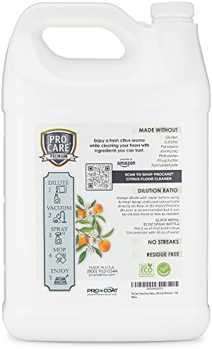 ProCare Citrus Floor Cleaner Concentrate - 1 Gallon