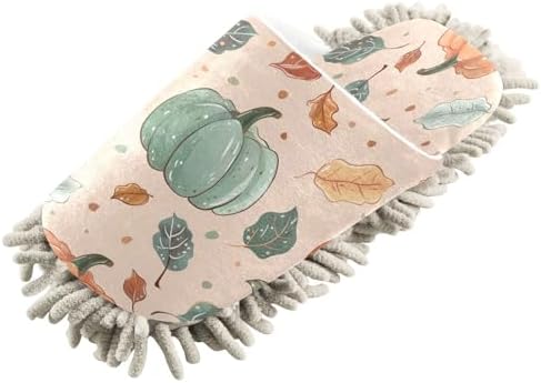 Zhirexin Thanksgiving Cartoon Pumpkin Cleaning Slippers 1
