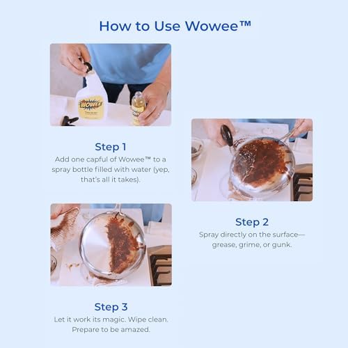 Wowee 8 fl oz Concentrated Degreaser - All-Purpose Kitchen Outdoor Cleaner